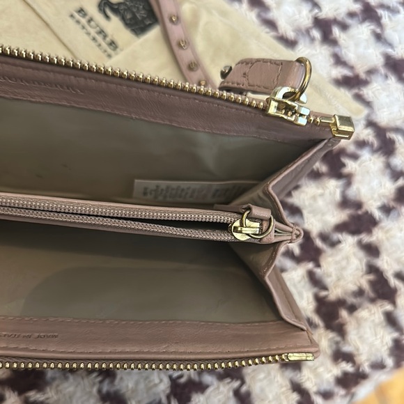 Burberry Beige/ pink  Clutch Wristlet Set - Picture 6 of 11